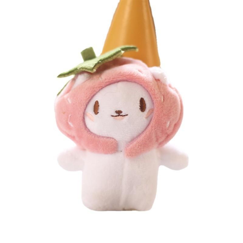 Cat Plush Doll Keychain Stuffed Toy With Pp Cotton Fill For Girl Bag Decor