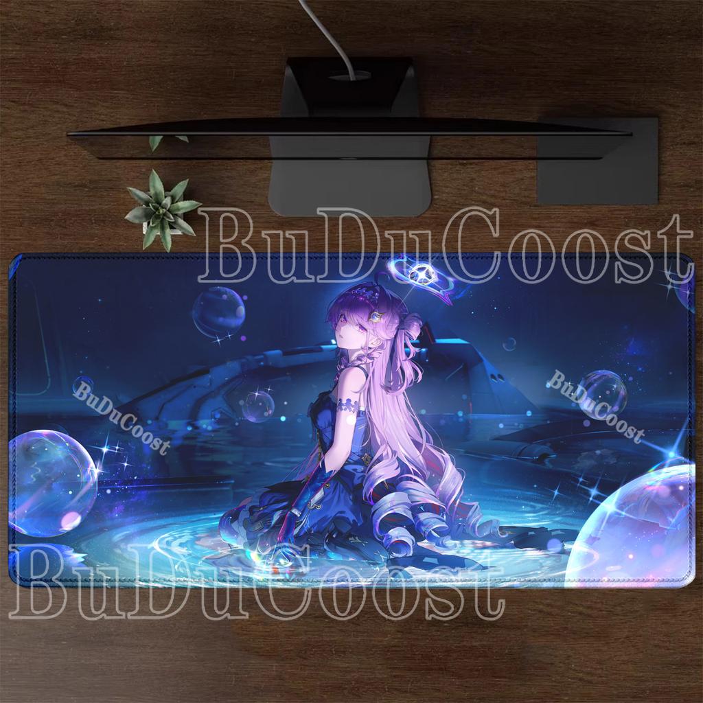 Wuthering Waves Denia Kawaii Anime Girl Gaming Mousepad Computer Keyboard Mouse Pad HD Printing Office Accessories XXL Desk Mat
