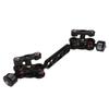 11 Inch Extended   Arm, Articulating   Head Extension Bar Rod Fixing 1 4 3 8 Mount Bracket for Camera Monitor LED Light MicrophoneArticulating 