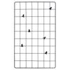 Grid Metal Wall Board For Photos, Notes, Notes, Black Clips