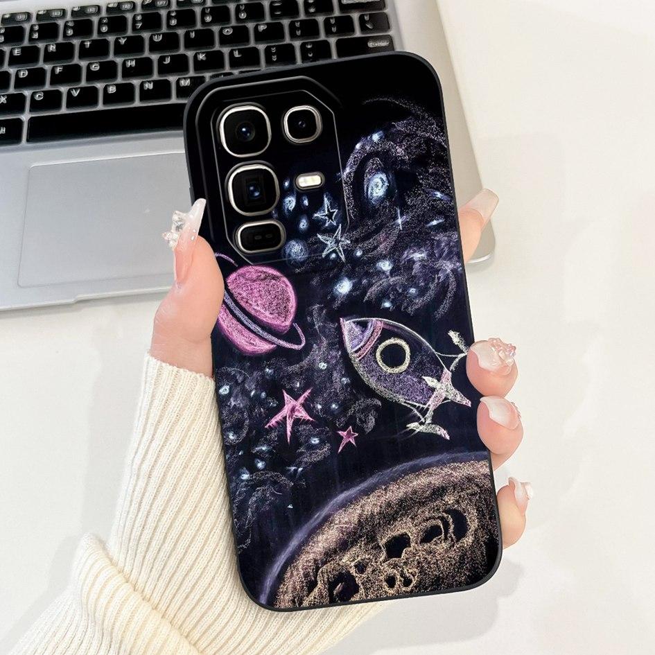For Infinix Note 50 Pro+ Plus Case X6856 Cover Fashion Painted Couple Phone Cases For Infinix Note 50 Pro 4G X6855 Note50 Fundas