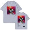 Rapper J Cole Music Album Double Sided Graphic T Shirts Fashion Hip Hop Short Sleeve Tshirt Unisex Casual Loose Cotton Tshirts