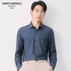 Baoxiniao Men's Striped Business Casual Long-Sleeve Shirt