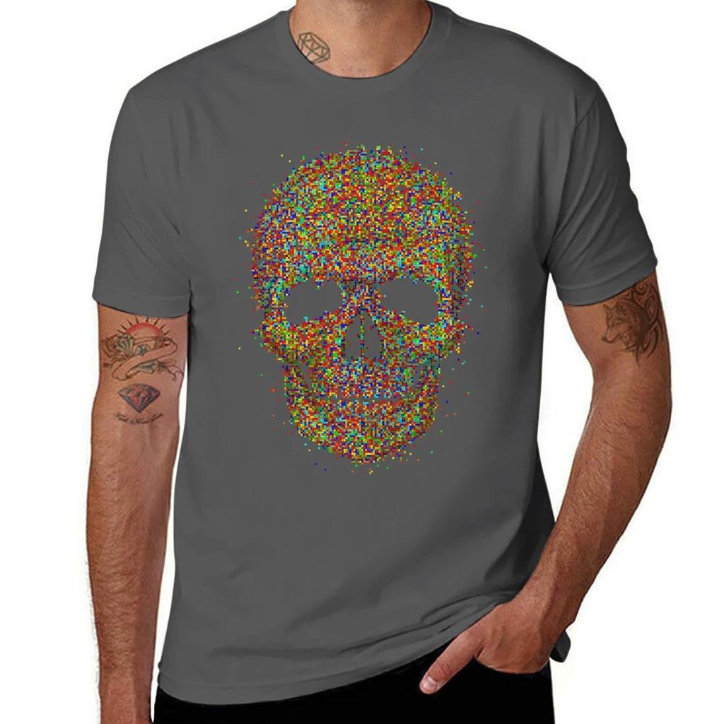Acid Skull TShirt Work Style Casual TShirt
