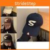 Fashionable Baseball Black Cap With S Letter Design For A Look Trendy