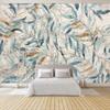 3D Planta Tropical Folhas Verdes Mural Papel de Parede Pintura Sala de estar Quarto Sofá Estudo Jantar Fundo Parede Decoração de Casa Fresco Papel De Parede