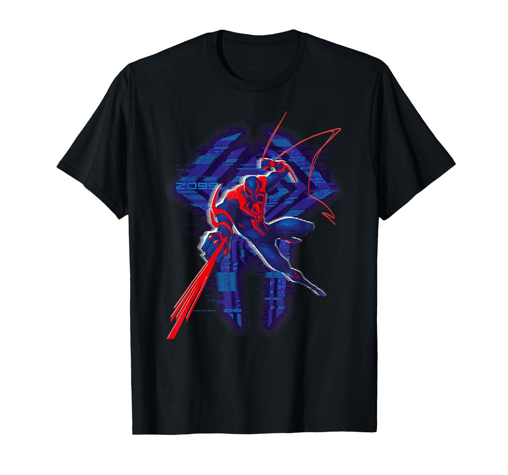 Marvel's Spider-Man: Across the Spider-Verse 2099 Glitch T-Shirt