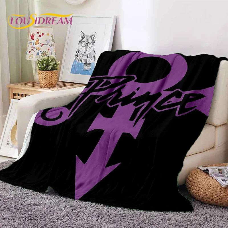 Artist Purple Rain Prince Rogers Nelson Soft Flannel Blanket,Throw Blanket Comfortable Blanket for Picnic Beds Sofa Home Bedroom