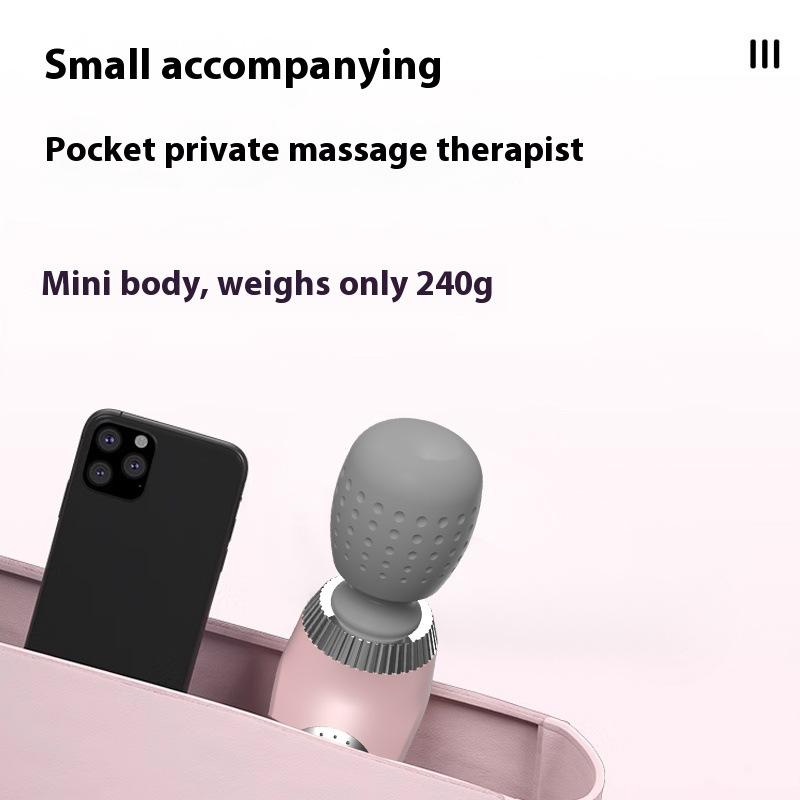 Ultra Compact Portable 5-Speed Adjustable Electric Massage Stick Usb Charging High-Speed Motor And High-Frequency Vibration