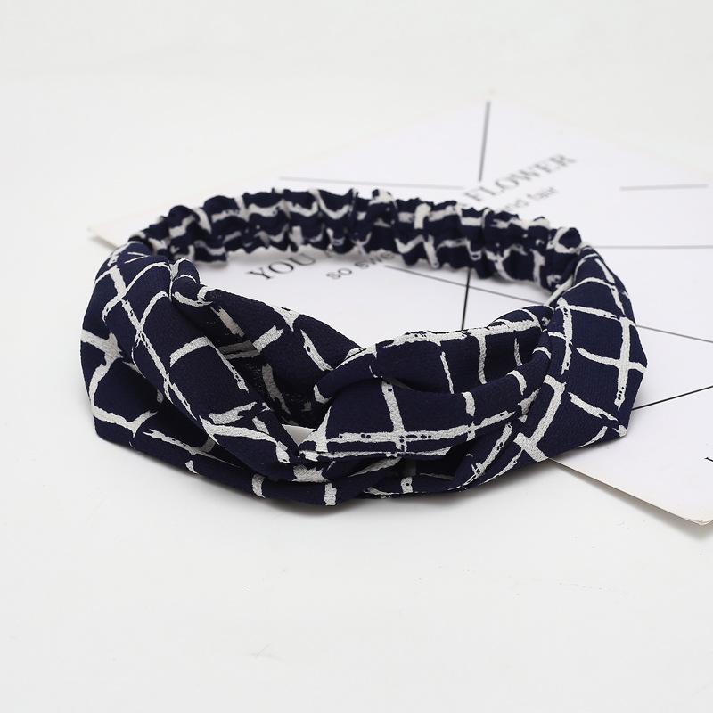 Fashion Bohemian Headband Print Hairbands For Women Girls Vintage Cross Knot Turban Bandanas Headwear Hair Accessories