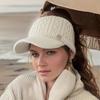 Women'S Lightweight Knit Ponytail Beanie - Stretchy, Warm Winter Hat with Ear Flaps and Drawstring, Ideal for Outdoor Activities, Beanie Hiking