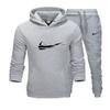 Conjunto de Sudadera Deportiva con Capucha para Hombre y Mujer Manga Larga Chándal Atuendo Atlético Casual