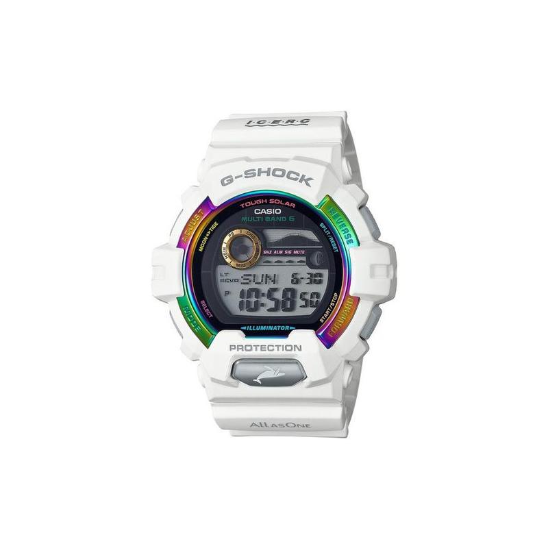 Casio G-SHOCK Series Universal Quartz Watch Waterproof Sports and Leisure Quartz Movement Resin Strap Japanese and Korean Watch Uniform GWX-8904K-7JR серый
