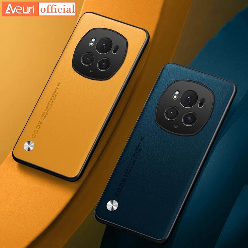 

Luxury PU Leather Case For Honor Magic 6 Pro 6Pro 5G Back Cover Full Protection Silicone Phone Case For Honor Magic6 Pro Coque