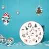 10x Romantic Christmas Charm Metal Alloy Decor New Year Pendant for DIY Bracelet