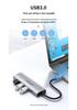 Hub Splitter HDMI 4K 5-en-1 PISEN Adaptateur Extenseur pour Ordinateur Portable 3.0