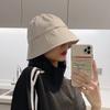 Summer Bucket Hat For Women Outdoor Foldable Fisherman Cap Solid Color Cotton Girls Panama Beach Sun Hat