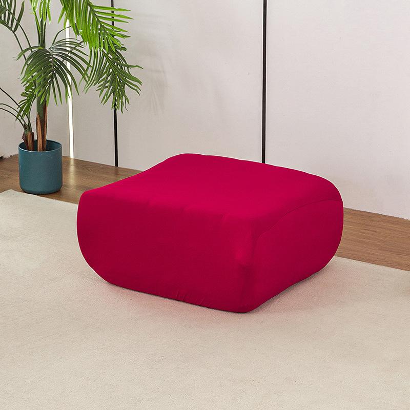 1pc Elastic Sofa Cover Footstool Cover Home Living Room Relaxing Sofa Slipcovers Stretch All Inclusive Lounge Couch Protectors
