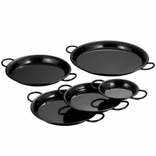 Nagao Paella Pan, Induction Compatible, Iron, Black Leather, 20cm, 913020, Made In Japan