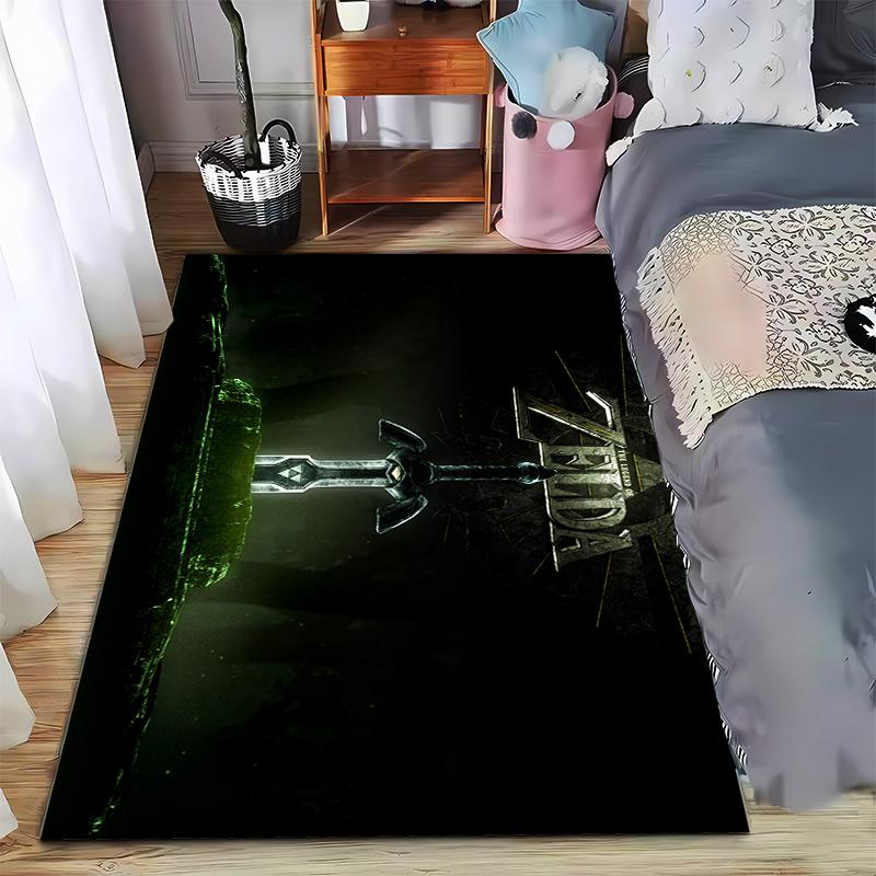 

Legend of Zelda Sword Rug Suitable for use as an anti-slip game mat for living room and bedroom sofas 40x60cm( 15x23in )