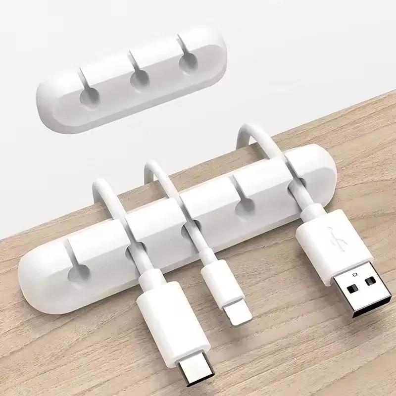 Cable Organizer Desktop Charging Cord Manager Wire Protector Storage Desktop Accessory Neat Tidy Convenient Portable