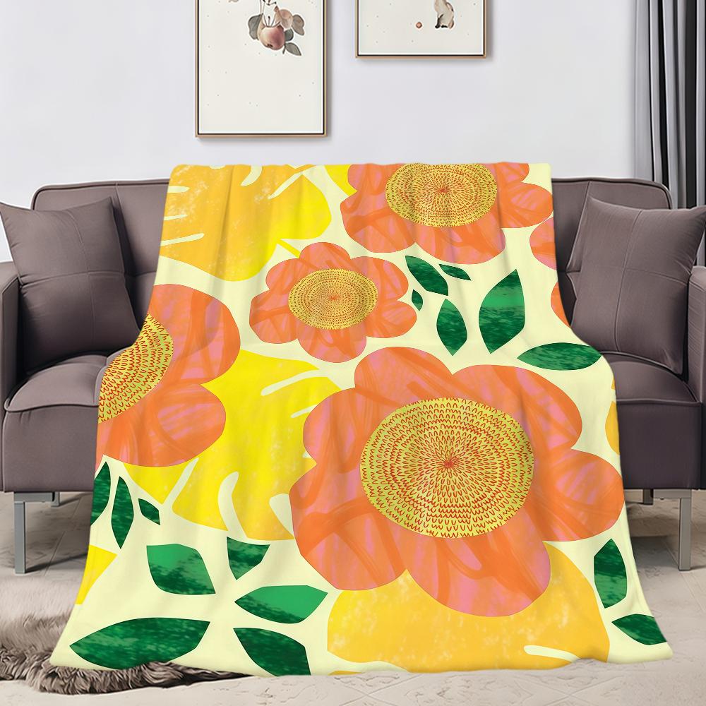Flor Vintage H-heather miller Design Flanela Macia Quente Pelúcia Cobertor Sofá Sala de Estar Animal de Estimação Hogar Quarto Presente Casa Carro Portátil