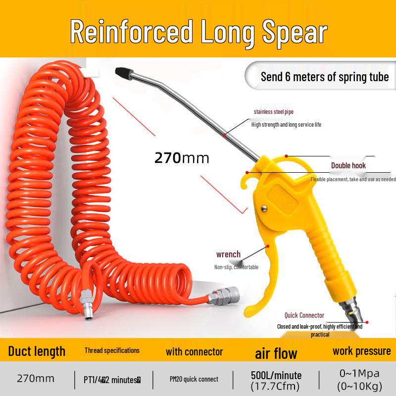 High-Pressure Air Blow Gun & Dust Removal Tool