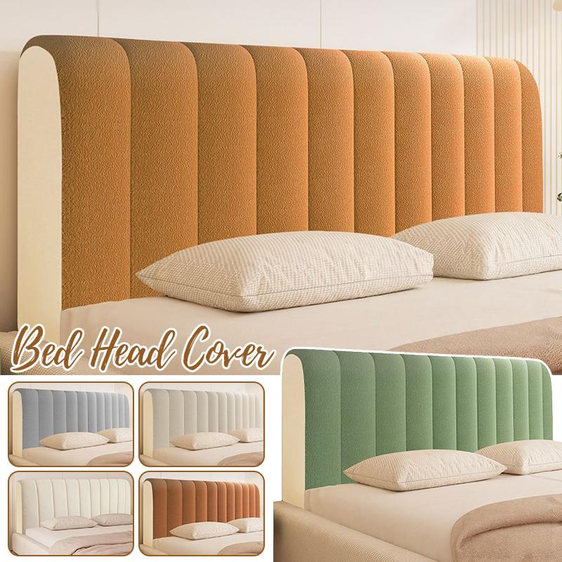 Stretch Bed Head Board Cover Thickened Cotton Padded Bed Headboard Cover Dustproof All-inclusive Universal Bed Backrest Cover