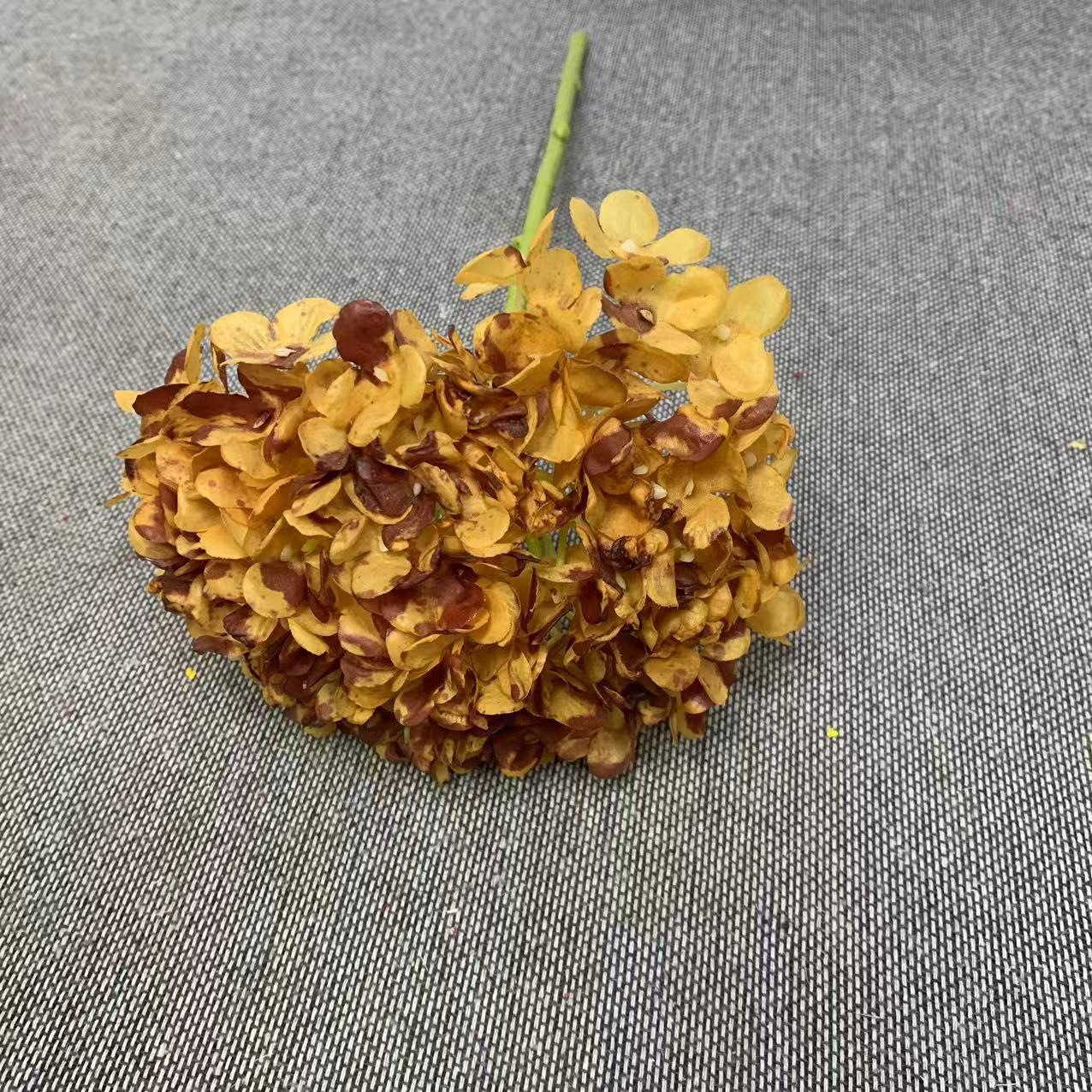 

Vintage Autumn Hydrangea Faux Silk Flower Decor