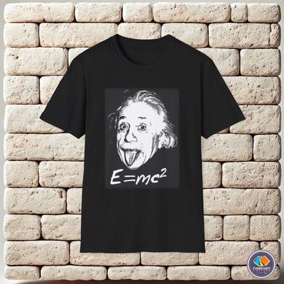 T-shirt Unisex Stile Schizzo E=mc2 di Einstein