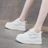 Thick-soled Muffin Little White Shoes Women's Autumn and Winter New Versatile and Thin Breathable Sports and Leisure Board Shoes