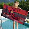 Popular Anime H-Hotel H-Hazbin Alastor Microfiber Beach Towel Absorbent Quick Dry Soft Yoga Swimming Resort Mountain Towel