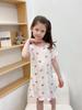 Y Korean Style Girls' Modal Nightgown: Summer Airy Boneless Sleepwear for Children