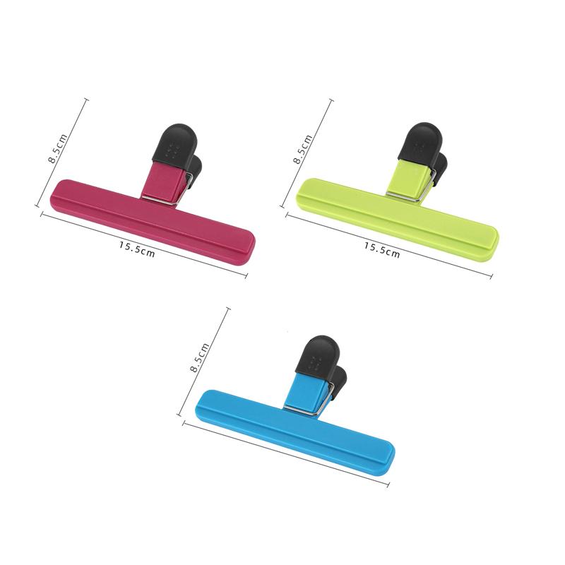 

Портативные зажимы для пакетов Кухонное хранение Еда Закуски Запечатывание зажимов для пакетов Запайщик Зажим Пластиковый инструмент Кухонная организация Аксессуары