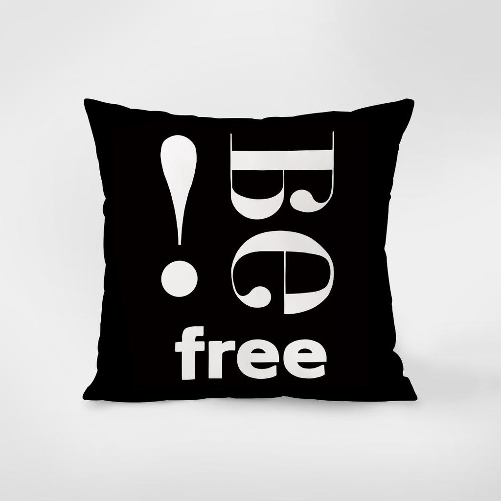 Abstract Black and White Pattern Pillowcase Interior Decoration Office Living Room Home Pillowcase