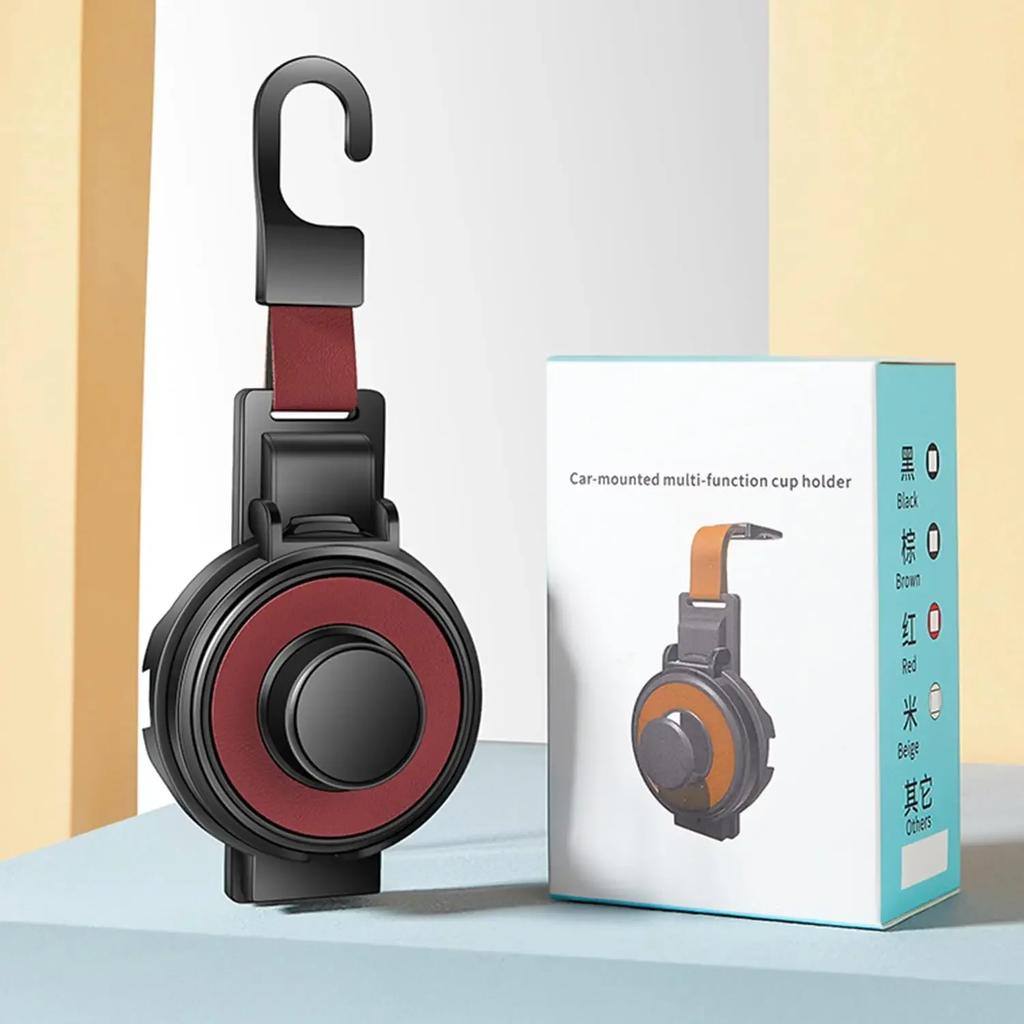 Auto Multifunktionaler Wasserbecherhalter Autositz Kopfstützenhaken Auto Rücksitz Organizer Aufhänger Handtasche Autoinnenausstattung