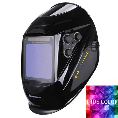 Auto-darkening Welding Helmet, 1/1/1/1, 100x97mm, Wide Field Of View, True Color, 4 Sensors For MIG MAG MMA Welding Machines