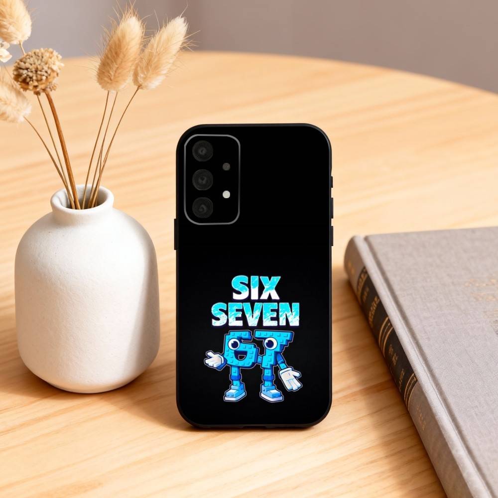 

67 S-Six S-Seven Phone Case For Samsung S25,24,23,22,30,21,10,9,Ultra,Plus,Lite,FE,4,5 G Soft Black Case Samsung S225G