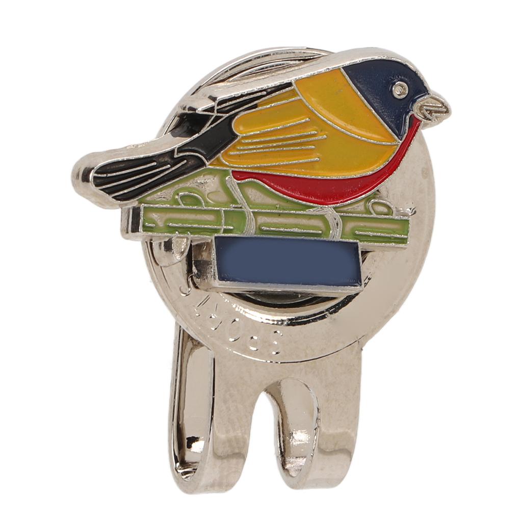 Magnetic Alloy Golf Hat Clip Bird Pattern Cute Golf Ball Marker Hat Clip Decoration Accessory