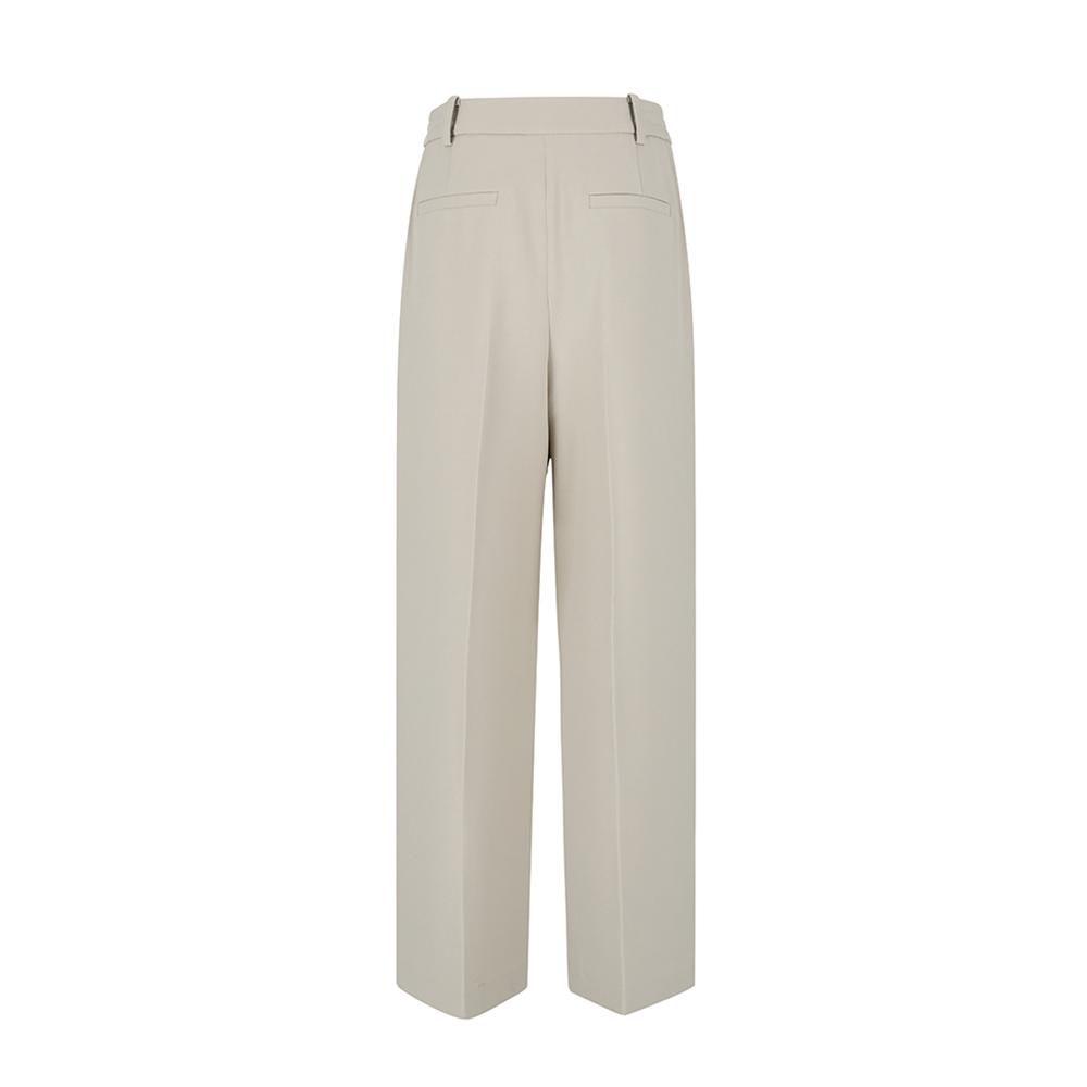 SOUP One-Pleat Hidden Button Slacks (Sz3Lp33)