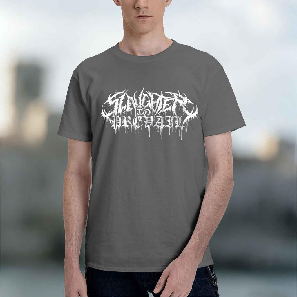 2026 New Unisex Cotton Crew Neck Summer Tee Rare Slaughter To Prevail Band Graphic Short Sleeve Tshirt For Unisex Unisex