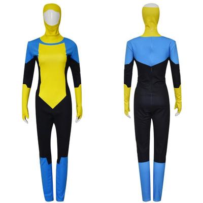 Anime Invincible Cosplay Omni Man Cosplay Costume Invincible Omni-man Bodysuit Spandex Jumpsuits Cloak Halloween Costume Suits