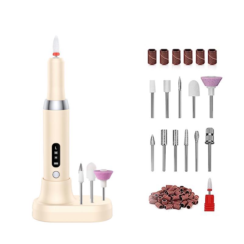 TEMU Portable Nail Shaper & Grinder: Nail Polisher, Cuticle & Polish Remover.