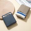 Leather Lipstick Bag New Pouch Storage Mini Cosmetic Bag Portable With Mirror Makeup Bag Women Girl