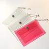 Fashion Transparent Waterproof Pvc Women Card Case Business Card Holder Men Credit Card Bag Id Card Mini Wallet Girls Coin Purse