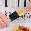 Grillpinsel, hitzebeständig, tragbar, sicheres Backwerkzeug, Silikon, Grillpinsel, Kochpinsel, Gebäckölpinsel für zu Hause