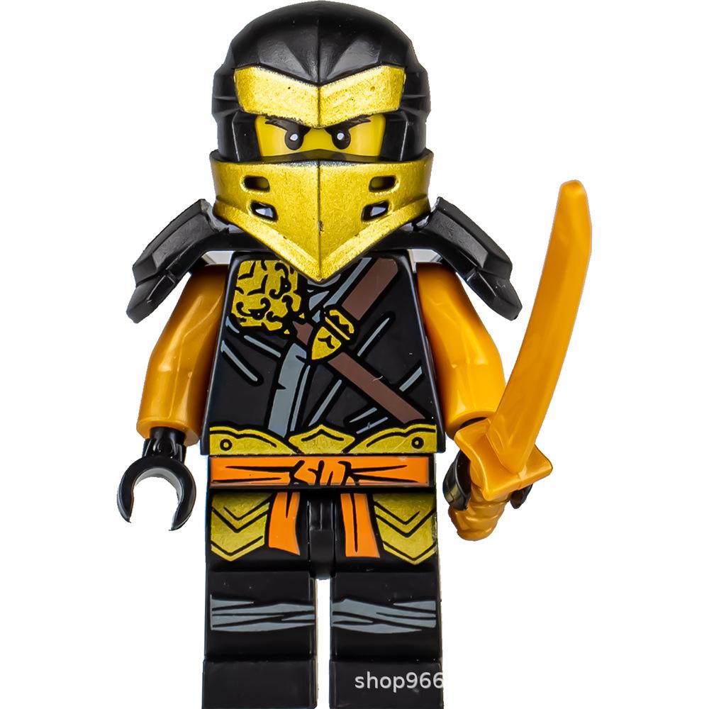 Ninja Warrior Superhero Doll With Weapon Single Building Block Assembly Toy