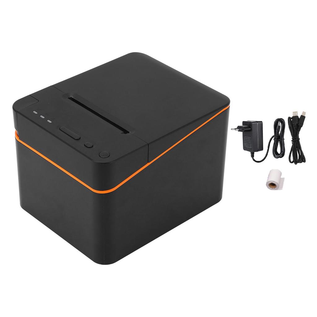 Thermal Receipt Printer Bluetooth 80mm 3 1 8 Width Label Printing 250mm s with Automatic Cutter for Small Business