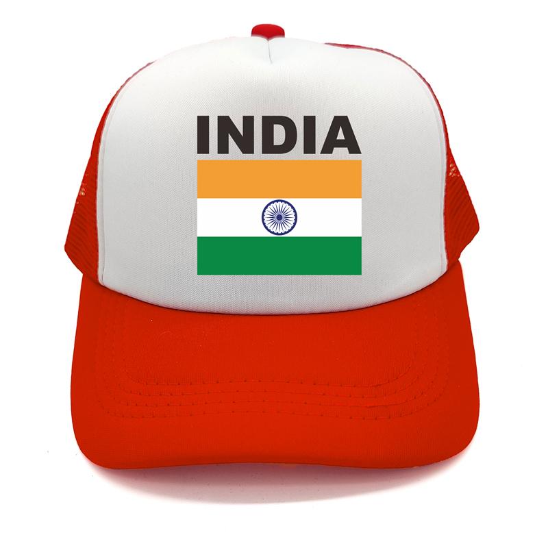 India Flag Trucker Cap Summer Unisex Cool Country Hat Baseball Caps Unisex Outdoor Mesh Net Caps
