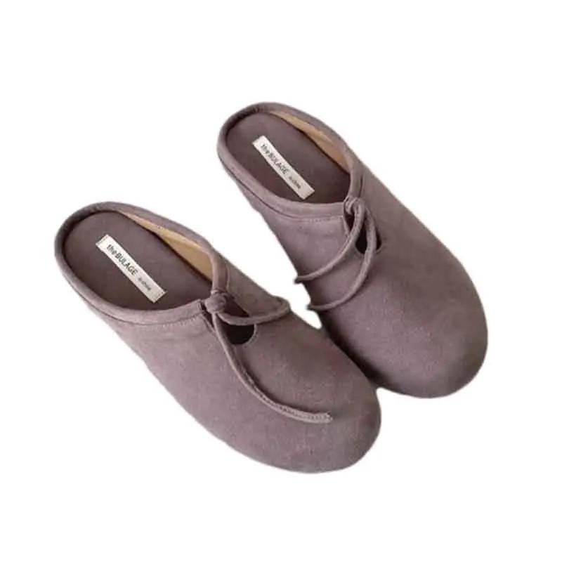 Fashion Women Flats Slippers Casual Slingback Mules Shoes Summer Women's Sandals 2025 New Fashion Slides Cozy Flip Flops Sandalias Mujer